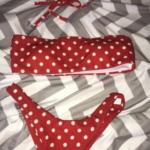 Red Polkadot bikini